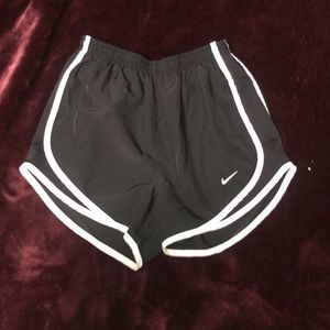 Black womens Nike running shorts